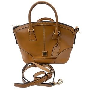 Dooney & Bourke Selleria Florentine Domed Satchel Biscuit Tan